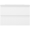 Mexen Rivel 70 cm bathroom cabinet with sink Otis, 2 drawers, fluted, white matte - 91A20-07047-2-BFF01-W18M01