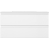 Mexen Rivel bathroom cabinet 90 cm with Otis washbasin, 2 drawers, fluted, white matte - 91A20-09047-2-BFF01-W18M01