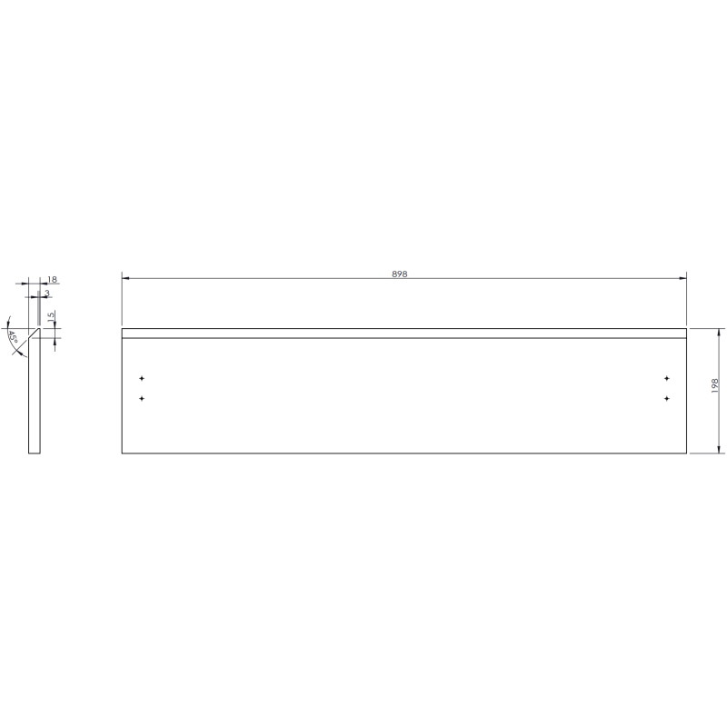 Mexen Rivel 90 cm bathroom cabinet with Otis sink, 2 drawers, grooved, gray matte/white matte - 91A20-09047-2-BFF62-W18M01