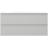 Mexen Rivel bathroom cabinet 100 cm with Otis sink, 2 drawers, fluted, gray matte/white matte - 91A20-10047-2-BFF62-W18M01