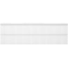 Mexen Rivel bathroom cabinet 160 cm with Otis sink, 2 drawers, ribbed, white mat - 91A20-16047-2-BFF01-W18M01