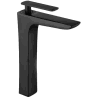 Mexen Indus high washbasin tap, black - 744610-70