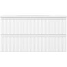 Mexen Rivel bathroom cabinet 90 cm with Vela washbasin, 2 drawers, grooved, white mat - 91A20-09047-2-BFF01-W23M01
