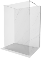 Mexen Kioto Freestanding Shower Wall 110 x 200 cm, Transparent 8 mm, Chrome - 800-110-002-01-00