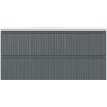 Mexen Rivel bathroom cabinet 100 cm with washbasin Vela, 2 drawers, fluted, graphite matte/white matte -