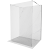 Mexen Kioto freestanding shower wall 150 x 200 cm, transparent 8 mm, chrome - 800-150-002-01-00