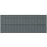 Mexen Rivel bathroom cabinet 120 cm with sink Vela, 2 drawers, fluted, matte graphite/white matte - 91A20-12047-2-BFF66-W23M