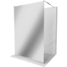 Mexen Kioto freestanding shower wall 120 x 200 cm, mirror 8 mm, chrome - 800-120-002-01-50