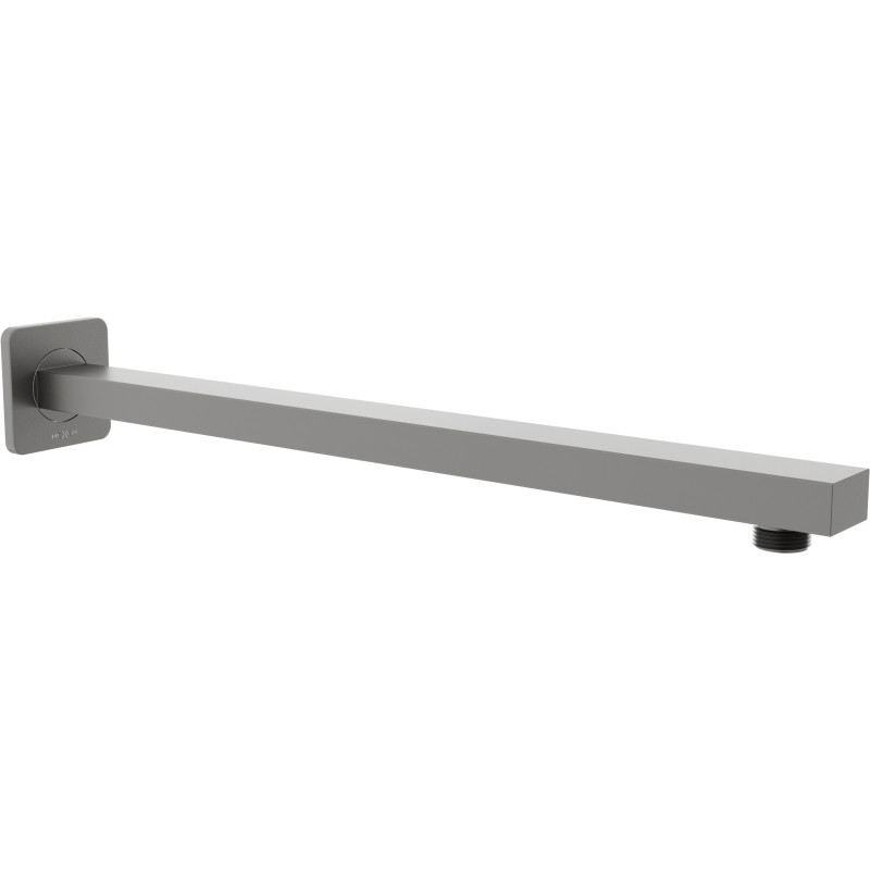 Mexen wall-mounted shower arm 40 cm, brushed gun gray - 79112-66