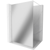 Mexen Kioto shower screen Walk-in 120 x 200 cm, mirror 8 mm, white - 800-120-101-20-50