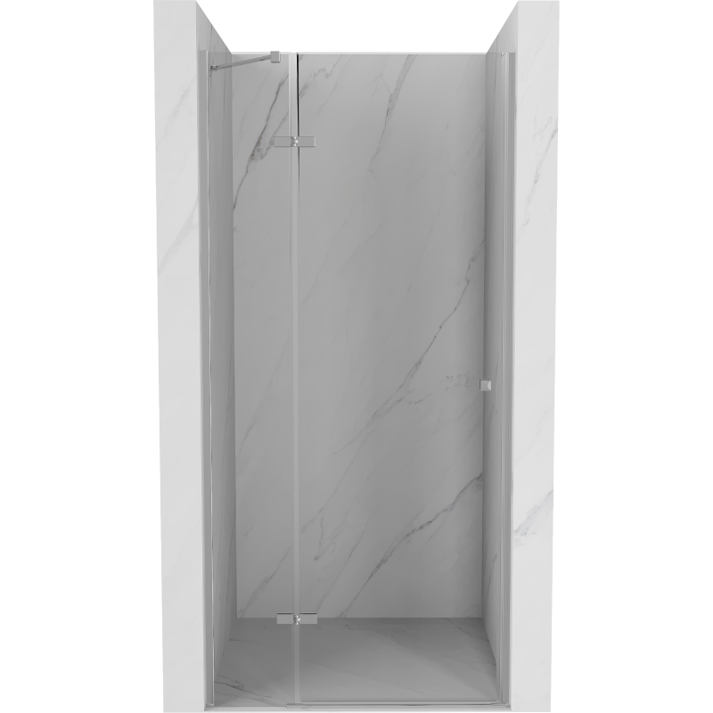 Mexen Roma hinged shower door 80 cm, Transparent, Chrome - 854-080-000-01-00