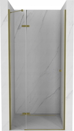 Mexen Roma hinged shower door 70 cm, Transparent, Gold - 854-070-000-50-00