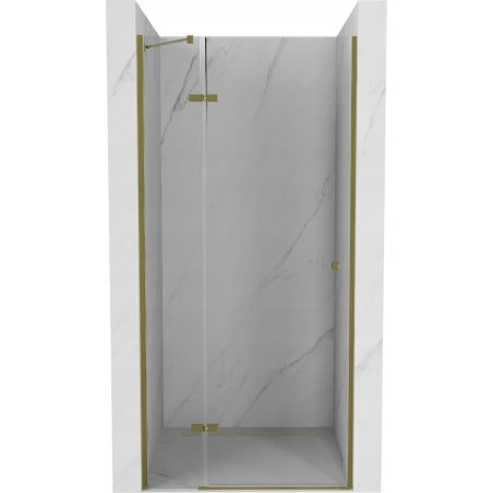 Mexen Roma hinged shower door 90 cm, Transparent, Gold - 854-090-000-50-00