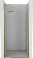 Mexen Roma swing shower door 100 cm, transparent, gold - 854-100-000-50-00
