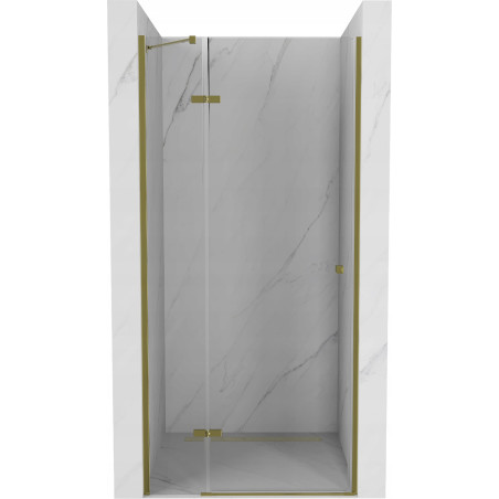 Mexen Roma pivot shower door 110 cm, transparent, gold - 854-110-000-50-00