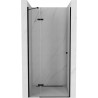 Mexen Roma hinged shower door 110 cm, Transparent, Black - 854-110-000-70-00
