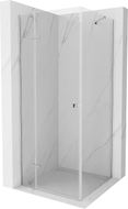 Mexen Roma swing shower enclosure 120 x 120 cm, transparent, chrome - 854-120-120-01-00