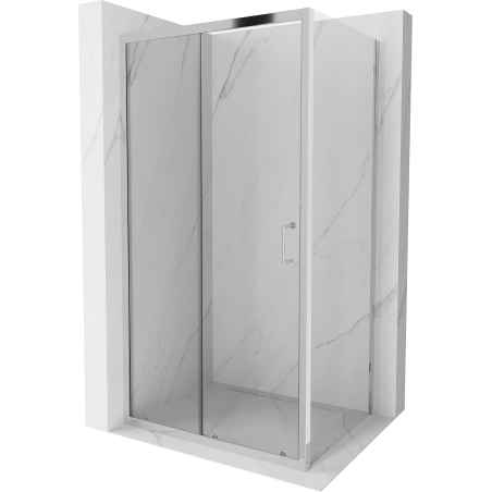 Mexen Apia extendable shower cubicle 95 x 70 cm, Transparent, Chrome - 840-095-070-01-00