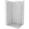 Mexen Roma swing shower cabin 95 x 80 cm, transparent, chrome - 854-095-080-01-00