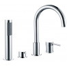 Mexen Alma bathtub faucet, chrome - 75032-00