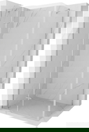 Mexen Roma 100 x 110 cm Hinged Shower Enclosure, Transparent, Chrome - 854-100-110-01-00