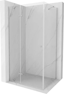 Mexen Roma 105 x 70 cm Pivot Shower Enclosure, Transparent, Chrome - 854-105-070-01-00