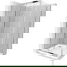 Mexen Apia extendable shower cubicle 100 x 100 cm, Transparent, Chrome + shower tray Flat - 840-100-100-01-00-4010