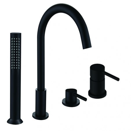 Mexen Alma bath tap, black - 75032-70