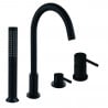Mexen Alma bath tap, black - 75032-70