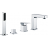 Mexen Cube bathtub faucet, chrome - 72932-00