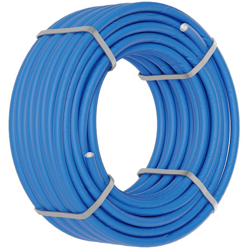 Mexen AL-L PE-Xb/AL/PE-Xb 16 x 2 mm pipe in blue insulation, 100 m - W97100-121600-100