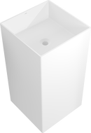 Mexen Xola-2 freestanding basin made of conglomerate 45 x 45 cm, matte white - 26594500