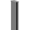 Mexen Uni-I1 Wall profile for 8 mm shower enclosure, gun metal - 800-00-95
