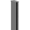 Mexen wall strip for shower wall, brushed gun gray - 800-00-66