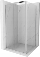 Mexen Apia sliding shower cabin 100 x 100 cm, transparent, chrome - 840-100-100-01-00