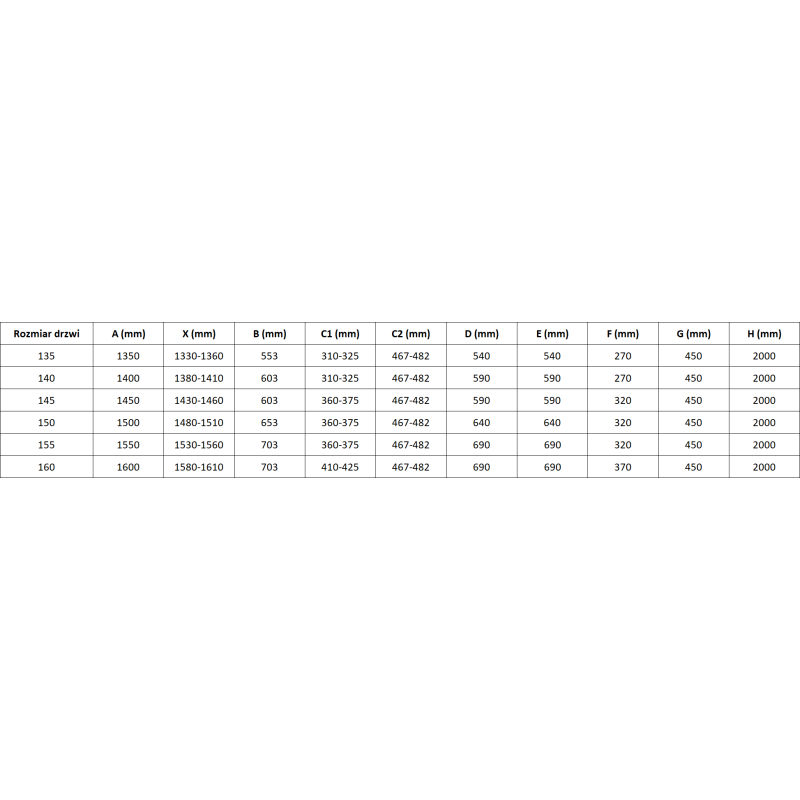 Mexen Mist L right hinged shower door 135 cm, black frame, black - 8A4L-135-001-70-70-P