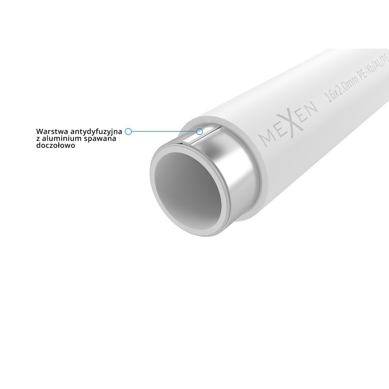 Mexen AL-O pipe PE-Xb/AL/PE-Xb 32 x 3 mm, 50 m - W97105-2632-50