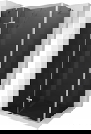 Mexen Roma 110 x 90 cm Shower Enclosure, Hinged, Graphite, Chrome - 854-110-090-01-40