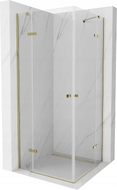 Mexen Roma Duo Pivot Shower Enclosure 70 x 70 cm, Transparent, Gold - 854-070-070-50-00-02