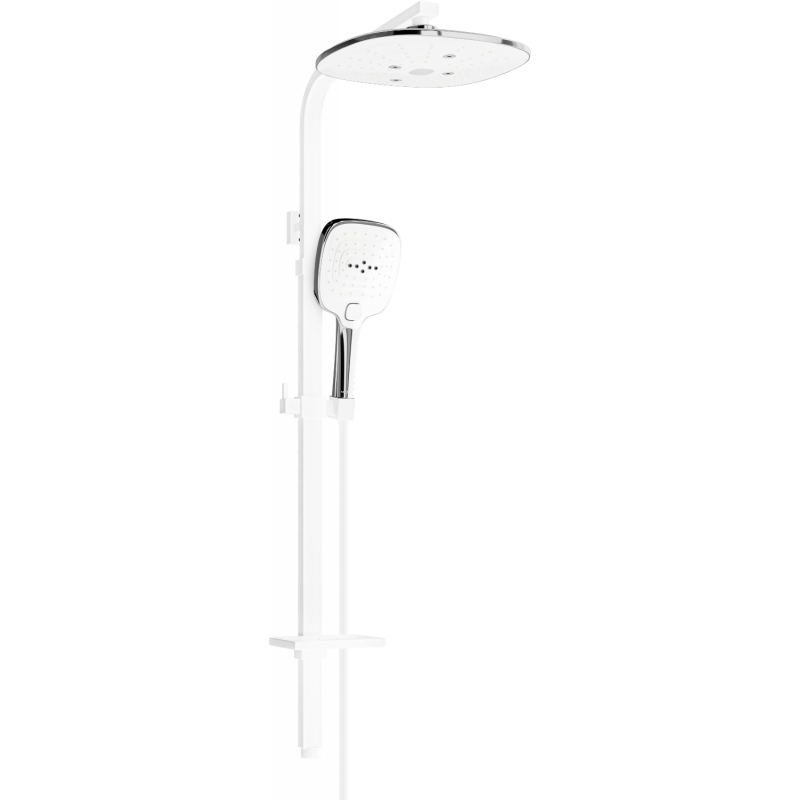 Mexen Q17 shower column, white/chrome - 798171795-21