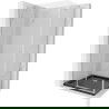 Mexen Roma hinged shower cubicle 120 x 80 cm, Transparent, Chrome + shower tray Flat, Black - 854-120-080-01-00-4070