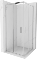 Mexen Rio square shower enclosure 90 x 90 cm, transparent, chrome - 860-090-090-01-00