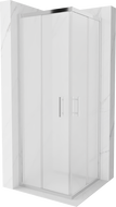 Mexen Rio Square Shower Enclosure 70 x 70 cm, Frosted, Chrome - 860-070-070-01-30