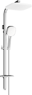 Mexen Q33 shower column, Chrome/White - 798333395-02