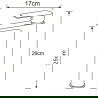 Mexen Alfa DF72 shower set, Chrome - 745714DF72-00