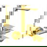 Mexen Alfa R02 bathtub set, Gold - 745713R02-50