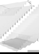 Mexen Kioto Freestanding Shower Wall 140 x 200 cm, Transparent/Frosted 8 mm, Chrome - 800-140-002-01-35