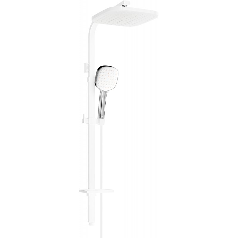 Mexen Q33 shower column, White/Chrome - 798333395-21