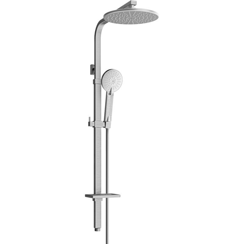 Mexen Q40 shower column, brushed gun gray - 798404095-66