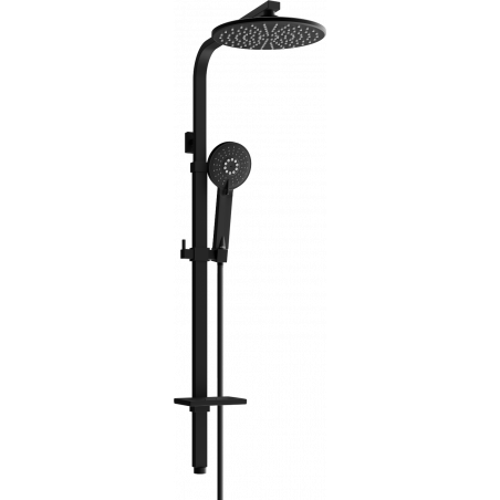 Mexen Q40 shower column, Black - 798404095-70
